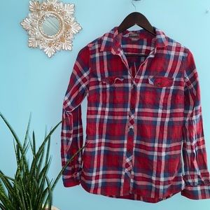Eddie Bauer plaid button up